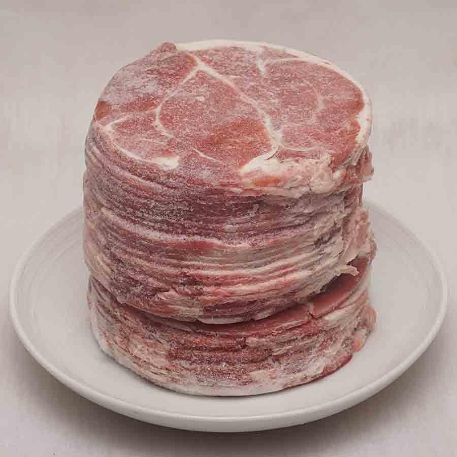 ジンギスカン 羊肉 ラム肉 ラムロールスライス 1kg 冷凍  （BBQ バーべキュー）焼き肉 焼肉｜bbq｜03
