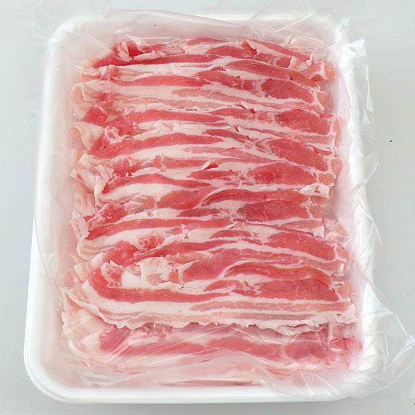 豚肉 国産 豚バラ(やまざきポーク青森県産) 100g すき焼き用 スライス｜bbq