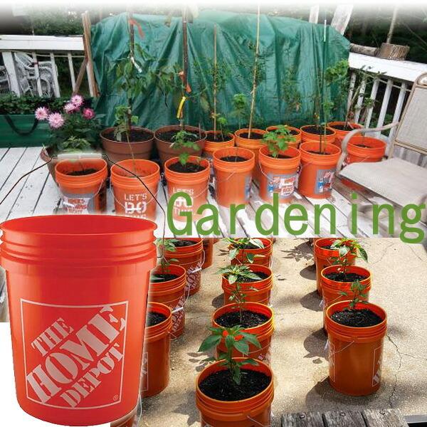 5ガロン プラスチックバケツ アメリカ バケツ ホームデポ アウトドア