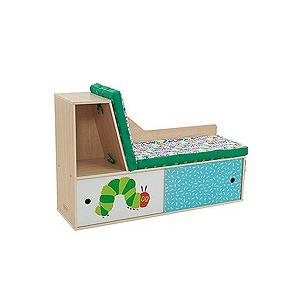 キッドクラフト はらぺこあおむし コーナー リーディングヌック ソファ 本棚 収納 絵本 リーディングヌック キッドクラフト はらぺこあおむし コーナー