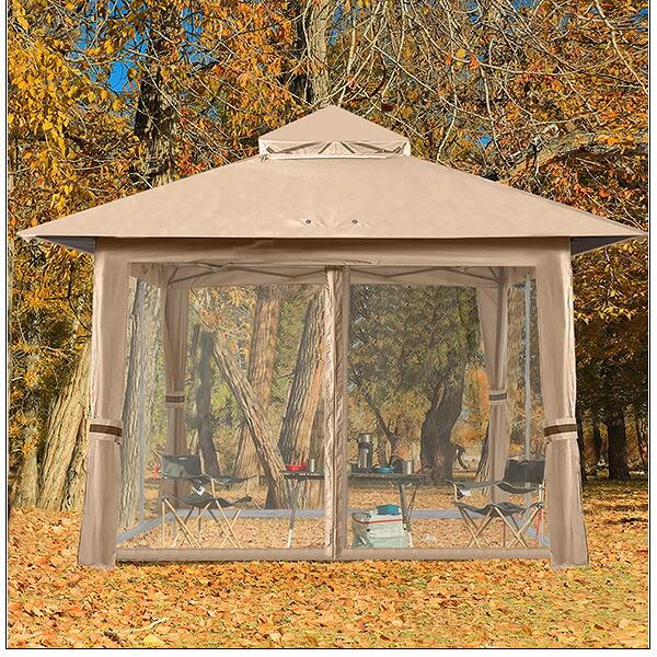 日よけ パーゴラ ABCCANOPY ガゼボ テント 3.9×3.9×2.7m パティオ