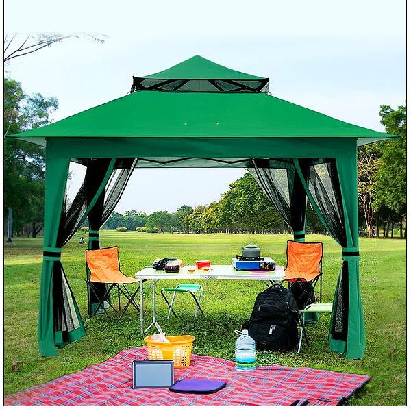 日よけ パーゴラ ABCCANOPY ガゼボ テント 3.9×3.9×2.7m パティオ