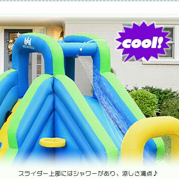 Costway インフレータブル ウォーター スライド ウォーターパーク スライダー 水遊び ビニールプール エアー遊具 ゲーム、おもちゃ 季節玩具 NA2581694609(23490円)