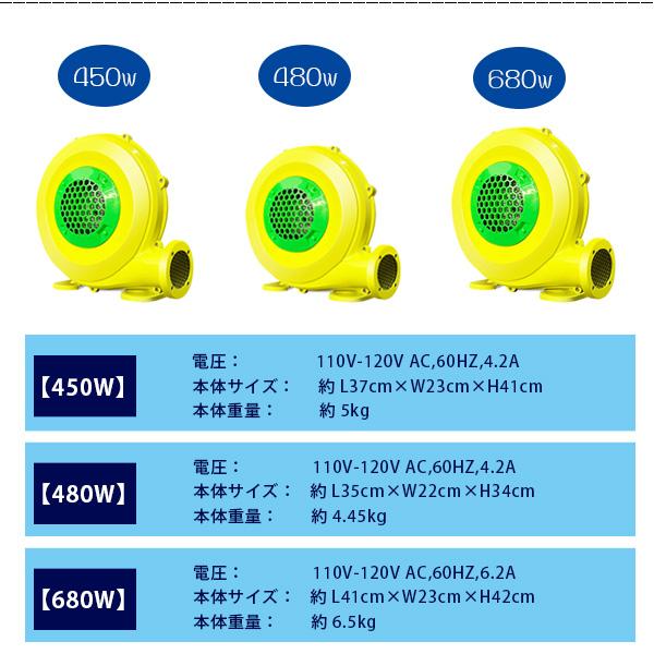 最もブロアー エアー遊具用 エアーブロワー トランポリン 持ち運び