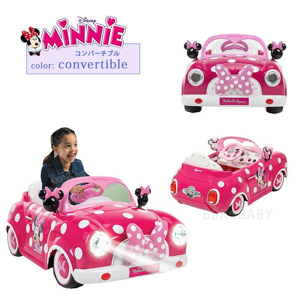 ミッキーマウス ミニーマウス 車 おもちゃ 電池式 ディズニーランド ディズニー Disney（ディズニー） 乗用玩具 乗用ラジコン ミニーマウス 6V