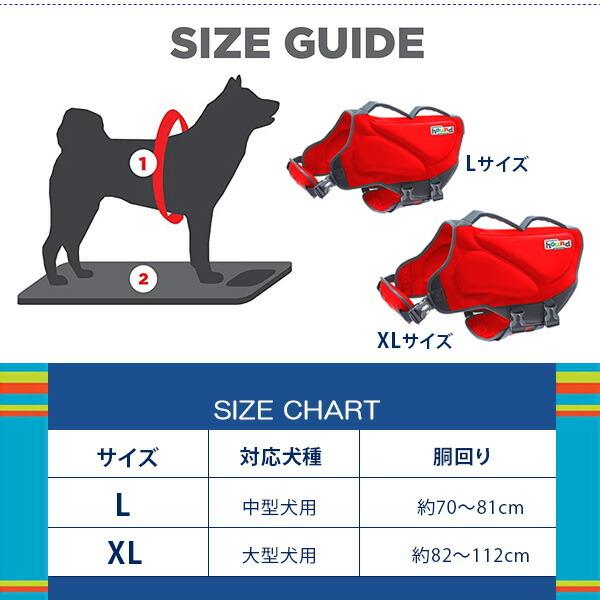 アウトワードハウンド ドッグ ライフジャケット Lサイズ XLサイズ 中型犬用 大型犬用 浮き輪 ライフベストの画像