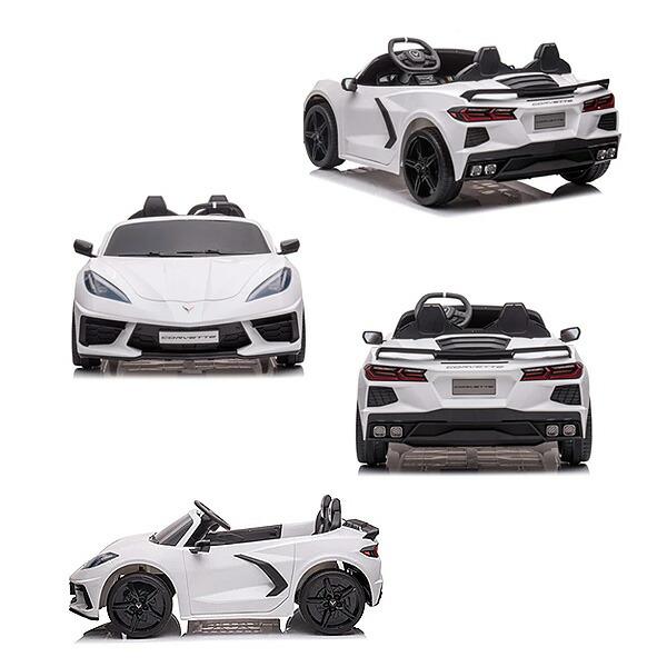 シボレー　コルベット　子供用　おもちゃ　電動カー　動作品　2023年新品購入 電動乗用カー 二人乗り子供用ラジコン電動乗用車 シボレー コルベット