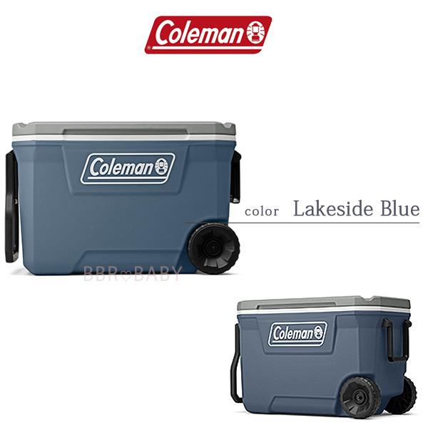 Coleman - Coleman(コールマン) ホイールクーラー62QT(ブルーナイツ) Coleman（コールマン） クーラーボックス 大型 316シリーズ ホイール