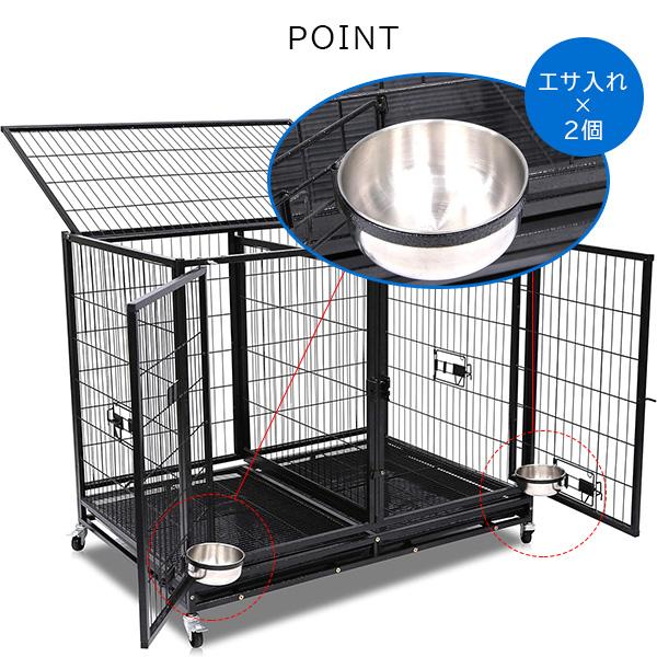 お取り寄せ/Homey Pet スタッカブル 3段 ペットケージ 多頭飼い 犬小屋