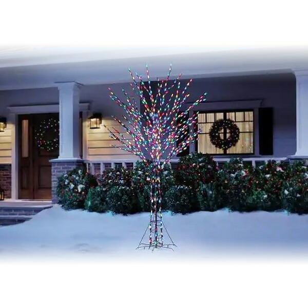 Home Accents Holiday ジャイアントサイズ LED ブランチツリー 244cm LEDライト 電飾 クリスマス イルミネーションの画像