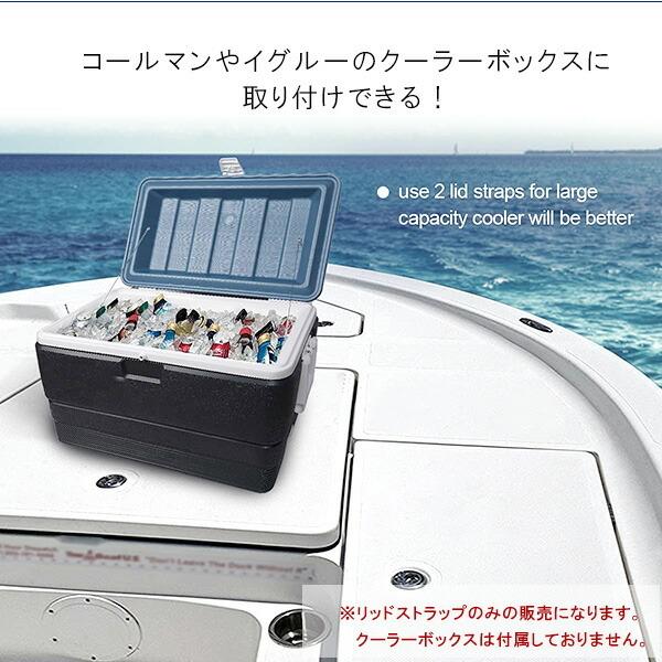 ゆうパケット対応/AIEVE クーラーボックス用 リッドストラップ 2本