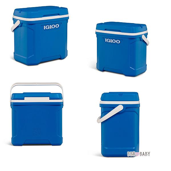 クーラーボックス 小型 イグルー クーラー 30QT 28L ブルー アイスブルー 保冷 ドリンクホルダー 部活 ビーチ キャンプ 釣り アウトドア スポーツ 防災 Iglooの画像