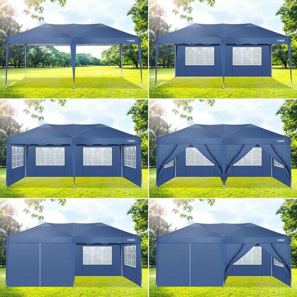 COBIZI アウトドア キャノピー テント 3×6m 高さ3段階 COBIZI アウトドア キャノピー テント 3×6m 高さ3段階