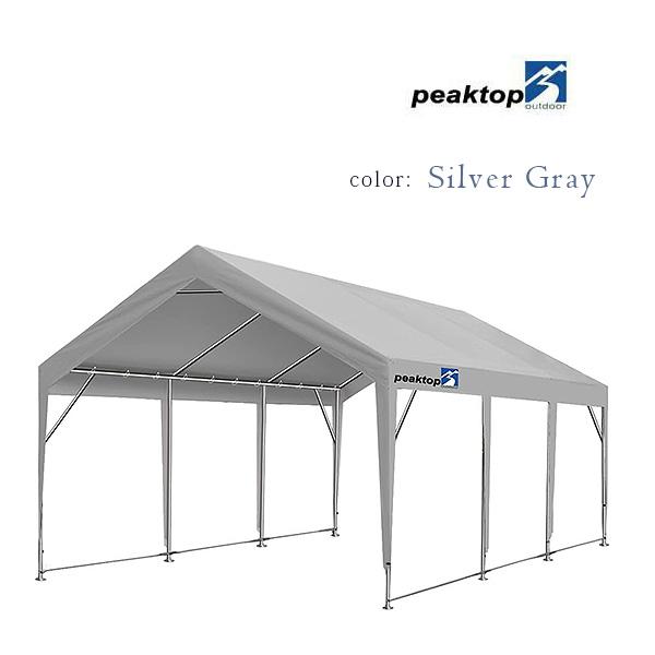 Peaktop Outdoor カーポート 3.6×6m 車庫 ガレージ テント 大型 Peaktop Outdoor カーポート 3.6×6m 車庫 ガレージ テント 大型