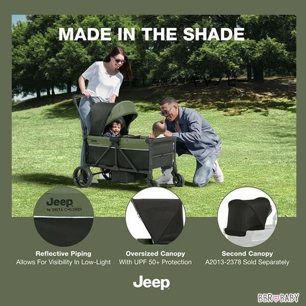 Jeep（ジープ） ターボグライド ストローラー ワゴン キャノピー付き 2