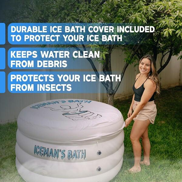 IceMan's X-Large ポータブル アイス バスタブ 約303L 保冷剤付き 大型