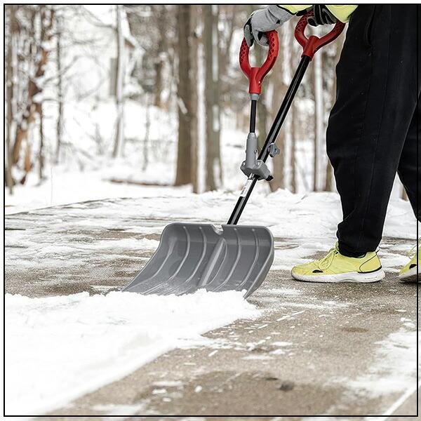 小雪 Radius Garden 18インチ スノーショベル アシストハンドル付き 雪かき