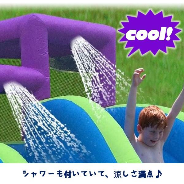 /お取り寄せ/Kahuna ツイン フォールズ ウォーター パーク スライダーウォータースライド クライミングウォール バスケット_4