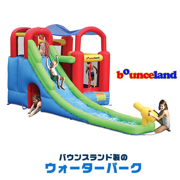 エアー遊具 バウンスランド プレイステーション ウェット or ドライ コンボ バウンス ハウス トランポリン 家庭用プール ★