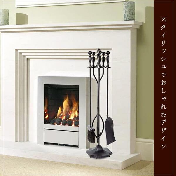 AMAGABELI GARDEN & HOME ファイヤープレイス ツール 5点セット 錬鉄製