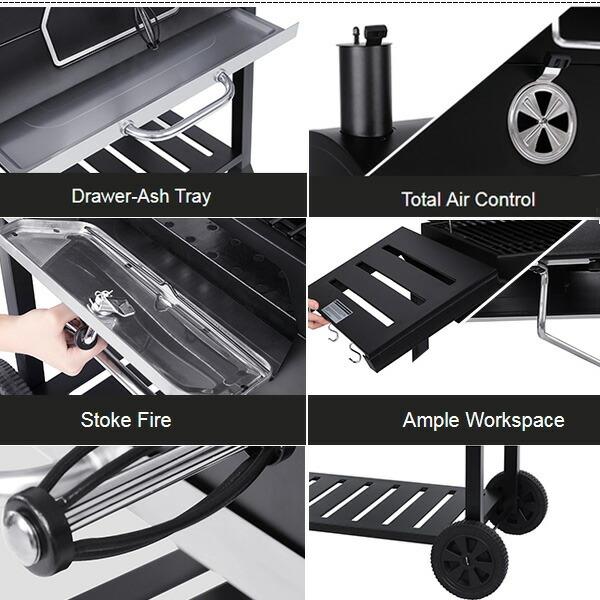 Royal Gourmet ロイヤルグルメ 30インチ チャコール グリル CDシリーズ