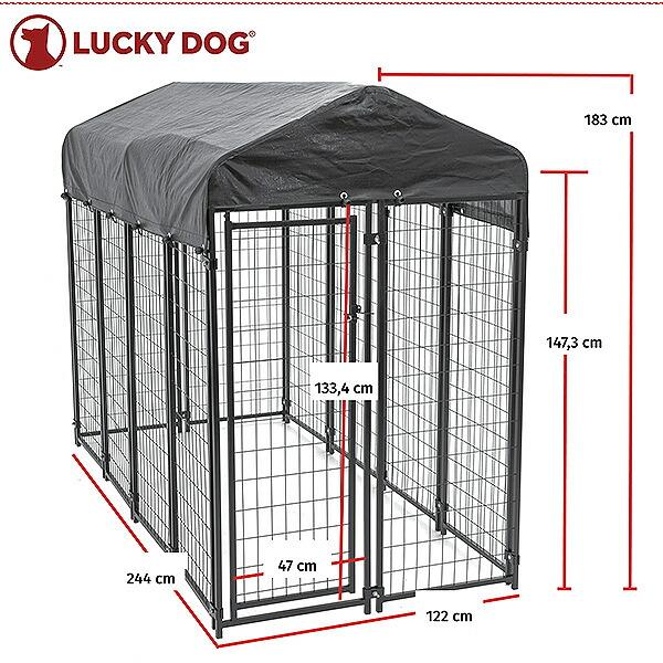 新品　犬小屋　ドッグケージ　ドッグハウス　ペットケージ　犬用品　XLサイズ ラッキードッグ アップタウン ペットケージ 屋根付き XLサイズ 大型犬