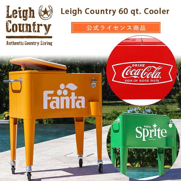 お取り寄せ/Leigh Country クーラー 60QT 容量約56L コカ・コーラ