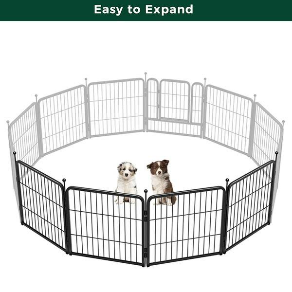 FXW ドッグ プレイペン 追加パネル 高さ61cm/4パネル 延長 拡張