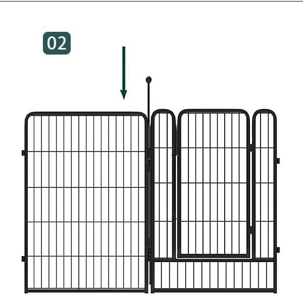 FXW ローリック ドッグ プレイペン 高さ102cm/8パネル ペット