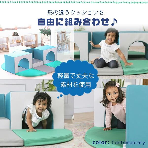ECR4Kids トリプル トンネル メイズ クライマー 積み木 ブロック