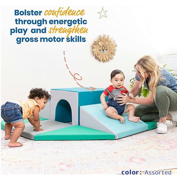 ECR4Kids リンカーン トンネル クライマー 積み木 すべり台 ブロック 