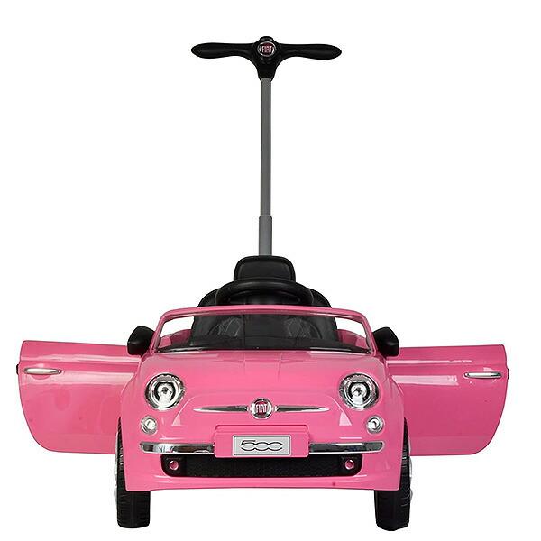 /お取り寄せ/Best Ride On Cars フィアット500 プッシュカー 足けり 乗用玩具 公式ライセンス商品 ライドオン 手押し車 サウンド付きの画像