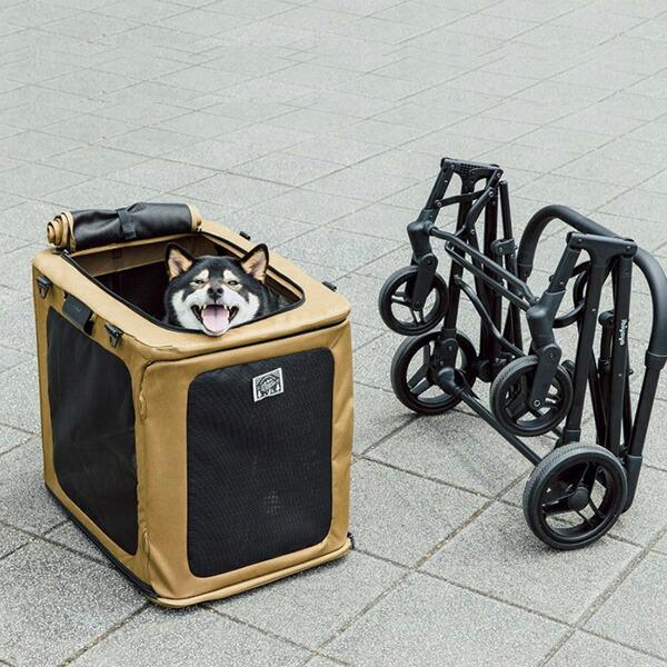 ibiyaya イビヤヤ ビッグバディ ペット ストローラー and クレート