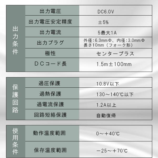 3/18まで値下げ‼️ 送料込み‼️六口発送、出品中の①②③④⑤⑥を購入下さい‼️ Amazon | SUCCUL ACアダプター 6V 3A 大手メーカーOEM社製品