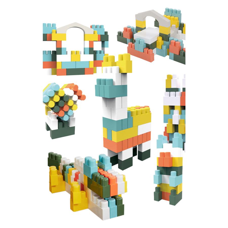 HAENIM TOY /Anuri/ マカロン ビッグ ブロック 74ピース セット 大きい