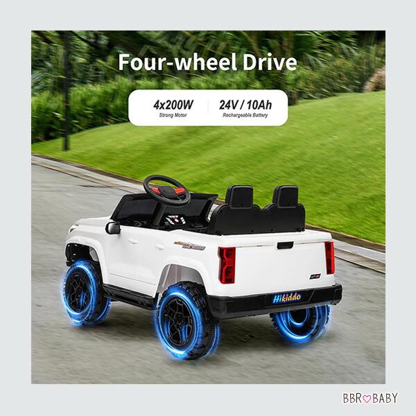 Hikiddo 4WD 2シーター エレクトリック カー リモコン付き 2人乗り 