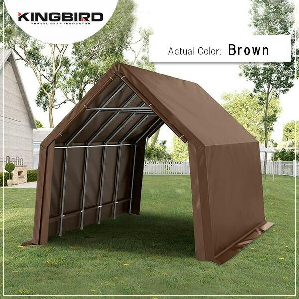 お取り寄せ/KING BIRD カーポート 3.9×6.1×3.6m 車庫 ガレージ お取り寄せ/KING BIRD カーポート 3.9×6.1×3.6m 車庫 ガレージ