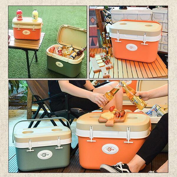 クーラーボックス 小型 LIVING OVOJE アイスボックス 25L おしゃれ