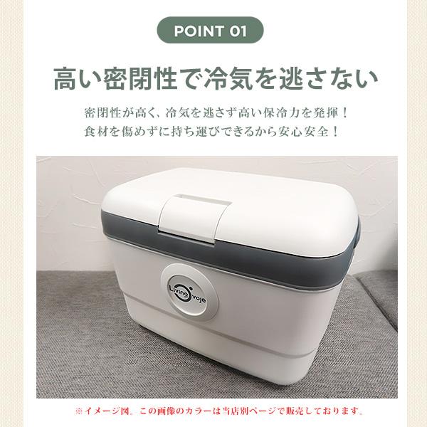 クーラーボックス 小型 LIVING OVOJE アイスボックス コンボセット 9L+