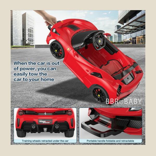 大型 フェラーリタイプ F1 電動カー 全長182cm 乗用玩具 Ferrari 楽天