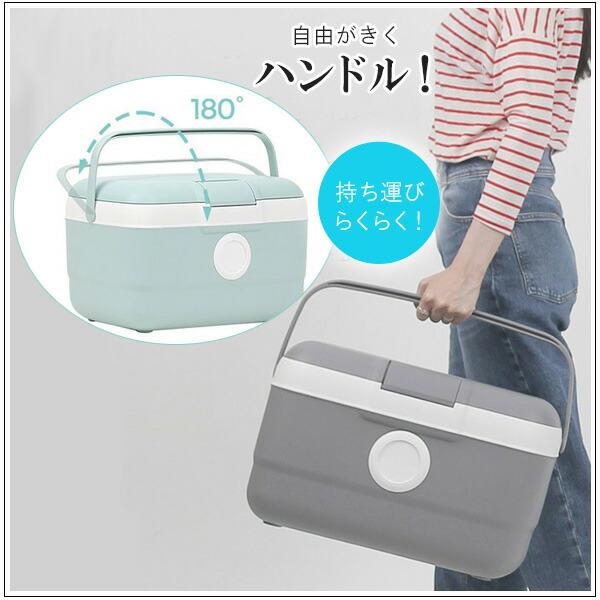 クーラーボックス 小型 コンボセット OLIVING ドット アイスボックス