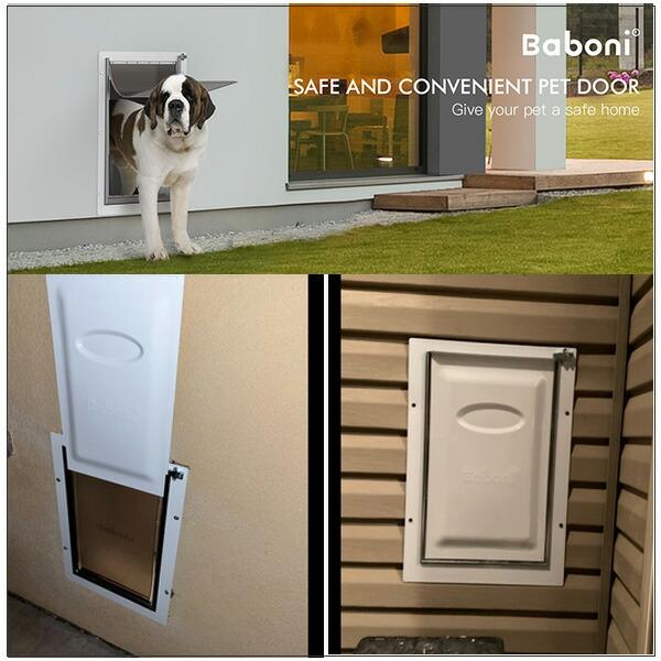 猫ハウス ドア仕様 M 前面 Baboni メタル クロージング パネル Mサイズ ペットドア用 カバー