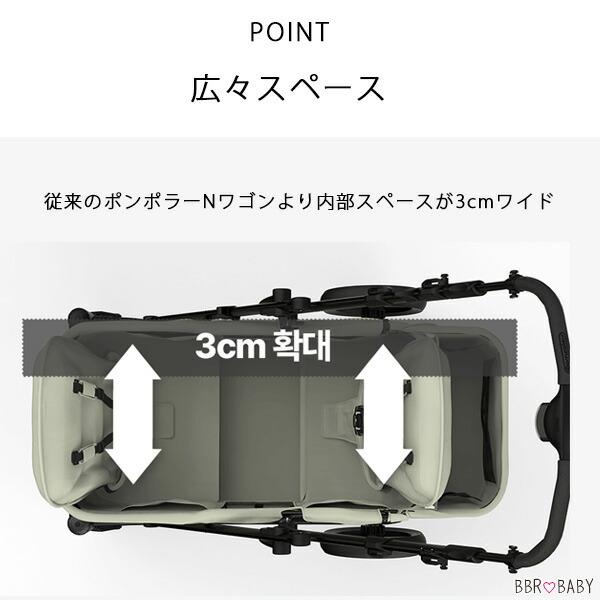 Pompolarr ポンポラー N デラックス ワゴン 2人乗り ストローラー