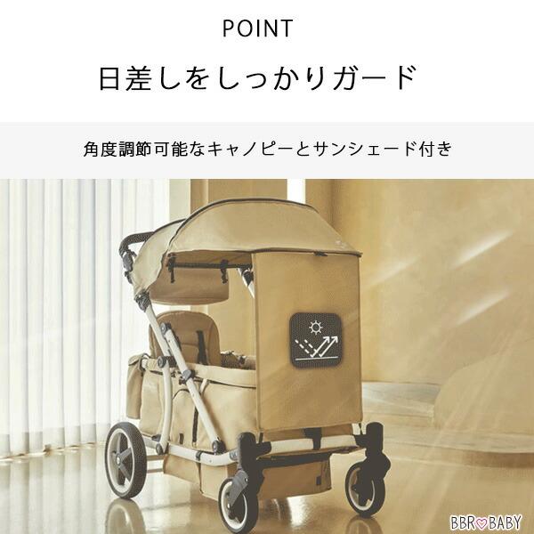 Pompolarr ポンポラー N デラックス ワゴン 2人乗り ストローラー