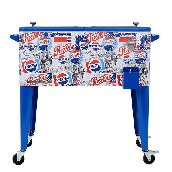 お取り寄せ/Permasteel ペプシ パティオ クーラー 80QT 容量約