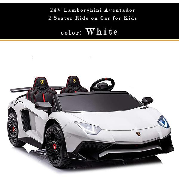 お取り寄せ/24V ランボルギーニ アヴェンタドール ライドオン カー