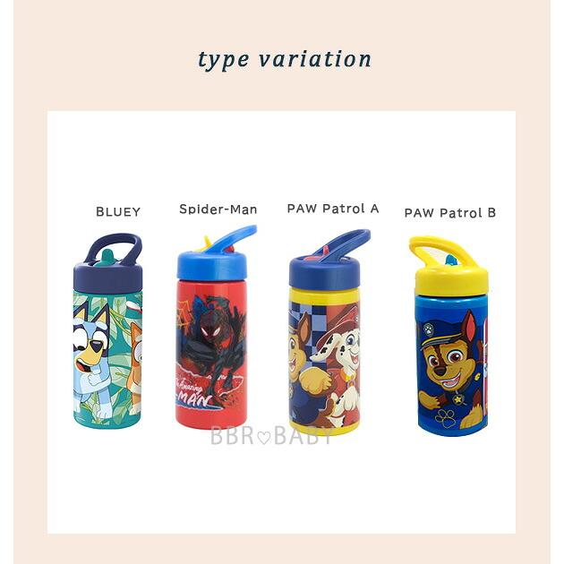 水筒 キッズ ストロー 410ml Stor ストローボトル ブルーイ