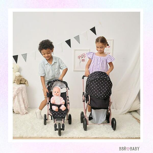 Teamson Kids ベビー ドール ストローラー お人形用 ベビーカー バギー