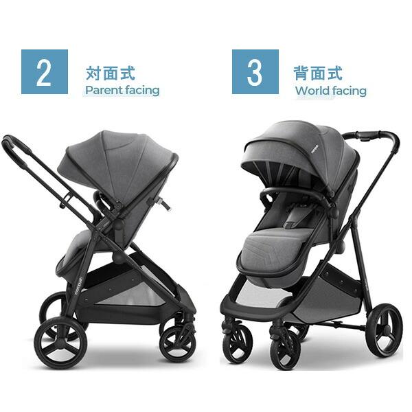 お取り寄せ/Mompush Wiz 2-in-1 コンバーチブル ベビー ストローラー