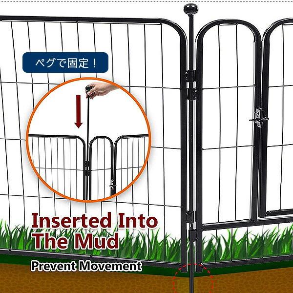 Tooca メタル ドッグ プレイペン 16パネル 高さ82cm NEW